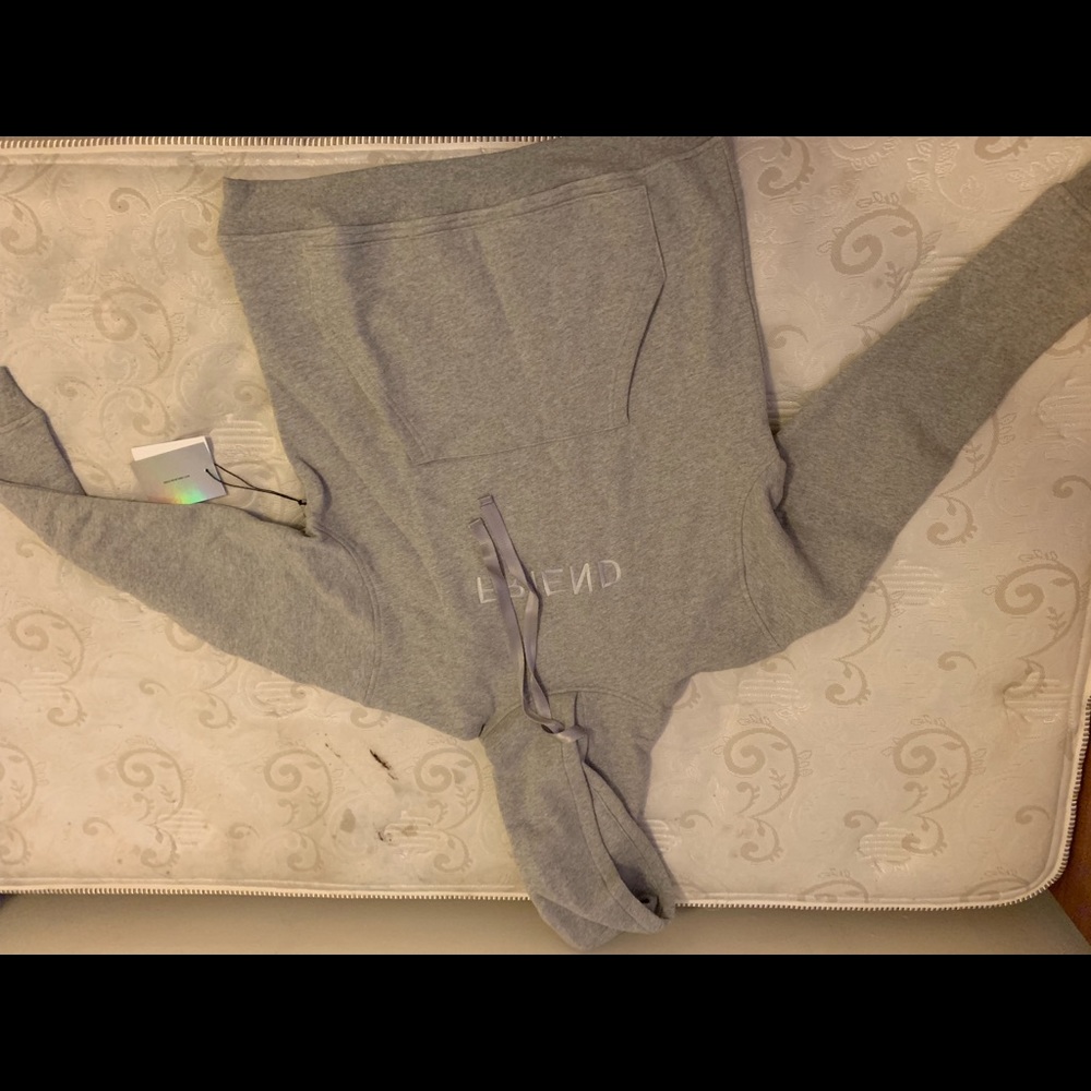 Samuel Krost “Support your friends” grey hoodie